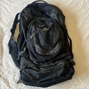 Black Backpacking Backpack